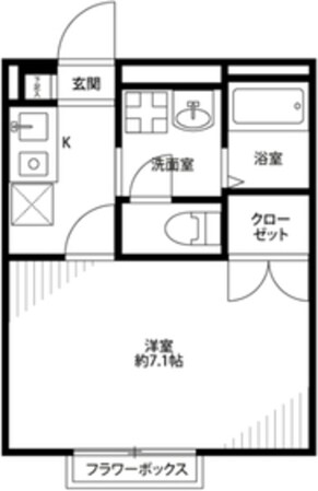 アンプルール ブワ 指扇Ⅱの物件間取画像